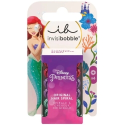 Kids Original Disney Princess Ariel - 6 spiral hair ties