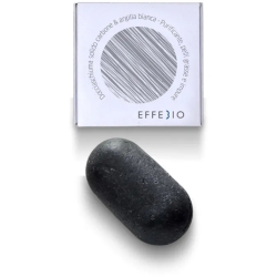 Effebio - Solid carbon and white clay shower gel 75g