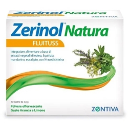Zerinol Natura Fluituss - Lungs health supplement 20 sachets