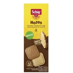 Notes - milk chocolate filled Cookies 81 G