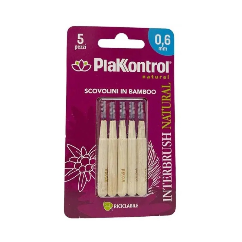 Plakkontrol Interbrush natural - 5 0.6 mm briefs