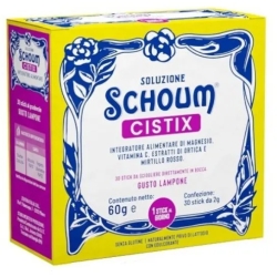 Schoum Solution Cistix Raspberry - Urinary Health Supplement 30 Stick