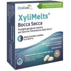 Xylimelts Gentle Mint - Dry mouth treatment 40 lozenges
