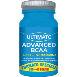 Advanced BCAA - amino acid supplement 200 tablets