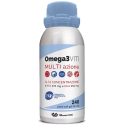 Omega 3 Multi azione - Heart health supplement 240 soft gels