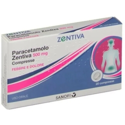Paracetamol Zentiva 500Mg Fever and pain 20 tablets