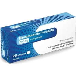 Paracetamolo Pensavital 500Mg - Antipyretic analgesic 20 Tablets