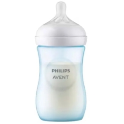 Natural Response - Baby Bottle With Airfree Valve 260 Ml Flow 3 - Blue