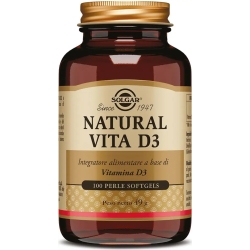 Natural Vita D3 - Vitamin D Supplement 100 Pearls