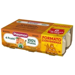Homogenized 4 Fruits - 6 Jars of 80 G
