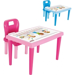 Modern Study Table With Chair - Rosa