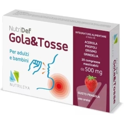 Nutridef Gola&Tosse - Lung Health Supplement 20 Tablets