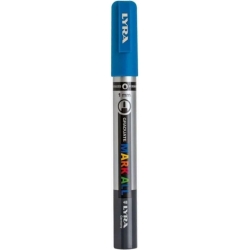 Graduare Mark All 1 Mm - 6 Fine Tip Markers - Light Blue Color