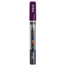 Graduare Mark All 1 Mm - 6 Fine Tip Markers - Color Purple