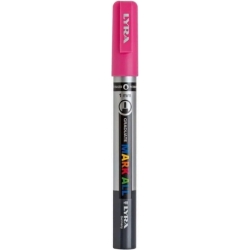 Graduare Mark All 1 Mm - 6 Fine Tip Markers - Pink Color