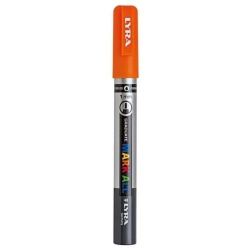 Graduare Mark All 1 Mm - 6 Fine Tip Markers - Orange Color
