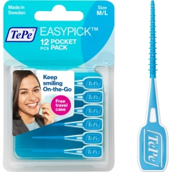 EasyPick M/L - 12 Blue Interdental Brushes