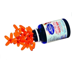 100% Pure Pacific Red Salmon Oil - Heart Supplement 120 capsules