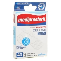 40 Assorted Delicate Nonwoven Band-Aids