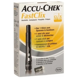 Fastclix kit device for measuring blood sugar