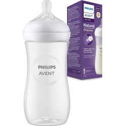 Natural Response - Transparent baby bottle 330 Ml