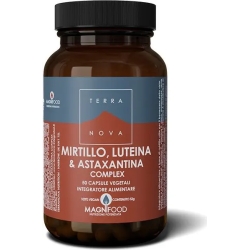 Mirtillo, Luteina e Astaxantina Complex - Eye Health Supplement 50 capsules