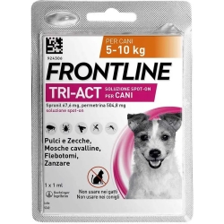 Tri-Act Spot-On For Dogs 5-10 Kg - 1 Pipette Of 1 Ml