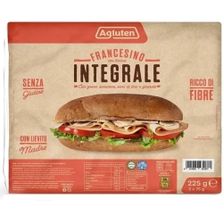 Francesino Integrale - 3 gluten-free wholemeal bread