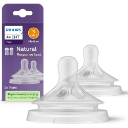 Natural Response Teat 1m+ - 2 x Flow 3 Teats