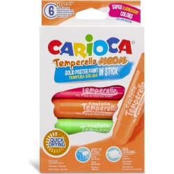 Temperello neon - 6 Solid poster paint