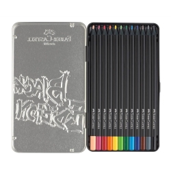 Black Edition - 12 pastels in metal case