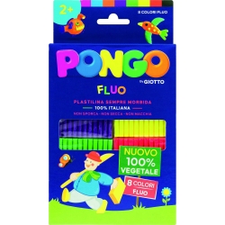 Pongo Fluo - 8 colors play dough