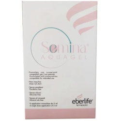 Semina Aquagel - Vaginal Lubricant 6 with 6 single-dose applicators