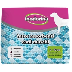 12 Absorbent Bands For Male Dogs Size L 43-58 Cm