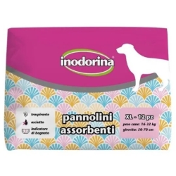 12 Absorbent Diapers For Female Dogs Size XL 50-70 Cm