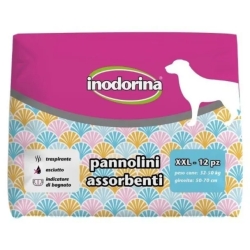 12 Absorbent Diapers For Female Dogs Size XXL 50-70 Cm
