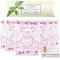 6 Layette Sachets - Pink Bear
