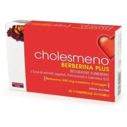 Cholesmeno Berberina Plus - Cholesterol Levels Supplement 30 tablets
