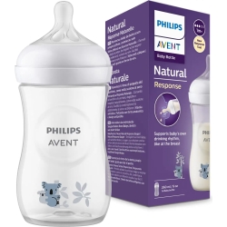 Natural Response 1m+ baby bottle trasparent 260 Ml