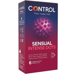 Sensual Intense Dots - 6 condoms