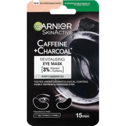 SkinActive - Caffeine + Charcoal - 2 Revitalising Eye Mask