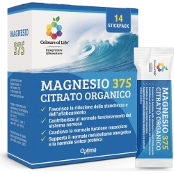 Magnesium 375 Organic Citrate - Energy Supplement 14 Stickpack