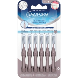 6 Interdental Brushes - ISO 6 Beige