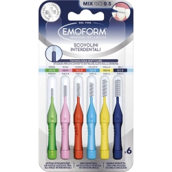 6 Assorted Sizes Interdental Brushes ISO 0-5