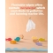 60 compostable wipes Fragrance-free