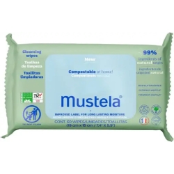 60 compostable wipes with Fragrance