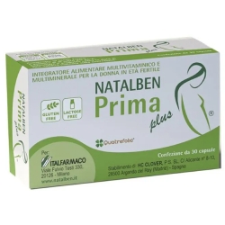 Natalben Prima Plus - Pregnancy Supplement 30 Capsules
