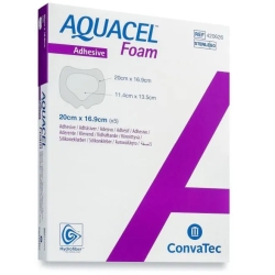 Aquacel™ Ag Foam  Adhesive 20x17cm Sacro - Pack of 5 dressings