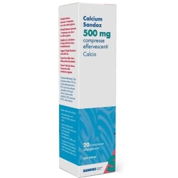Calcium Sandoz 500 mg - calcium deficiency Treatment 20 tablets