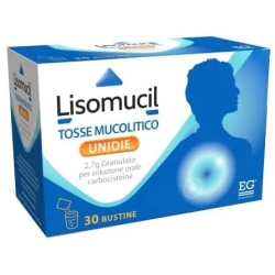 Lisomucil Mucolytic Unidie - Cough Treatment 30 sachets